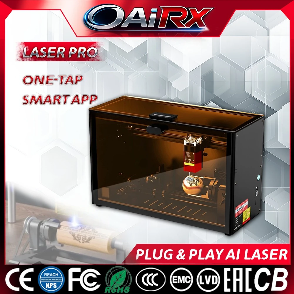 Лазерный гравер TS5 7 Вт (склад в ЕС) с вращающимся модулем и защитным кожухом от синего излучения
Лазерный гравер TS5 7 Вт (склад в ЕС) с вращающимся модулем и защитным кожухом от синего излучения