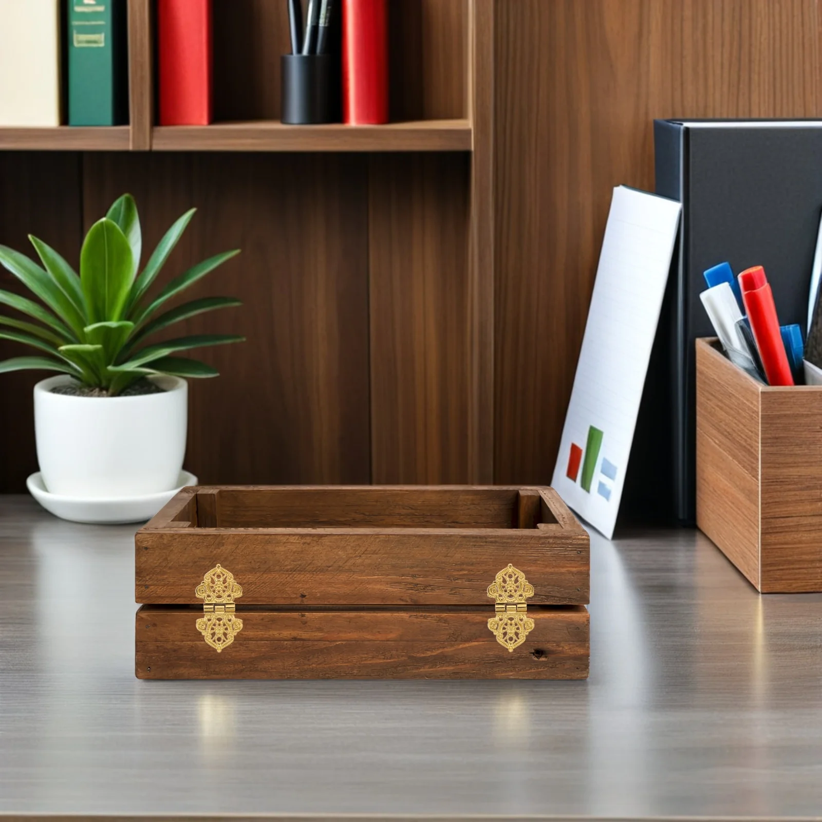 20Pcs Vintage Golden Hinges - Retro Decorative Cabinet Hardware for Jewelry Box Wooden Chest Kitchen Door - Embossed Zinc Alloy
20Pcs Vintage Golden Hinges - Retro Decorative Cabinet Hardware for Jewelry Box Wooden Chest Kitchen Door - Embossed Zinc Alloy