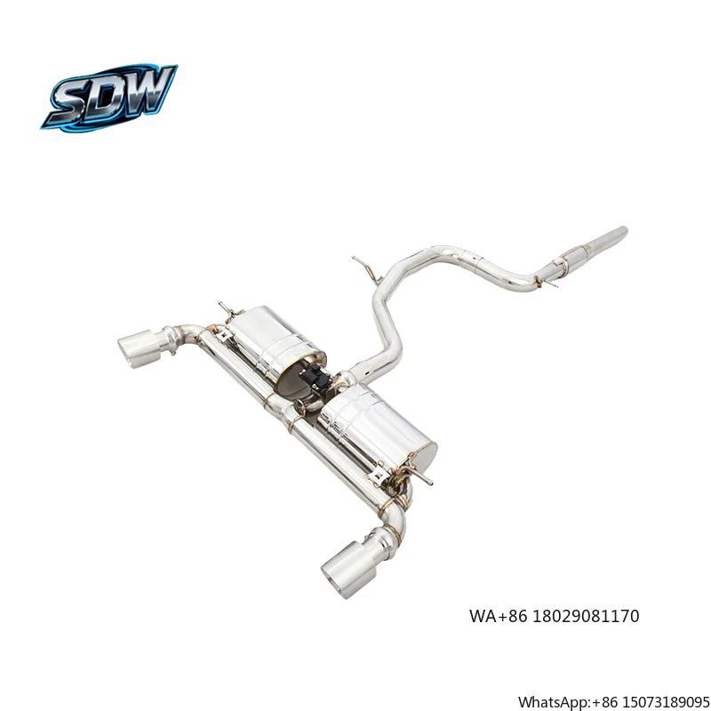 All SS304 Valvetronic Catback Exhaust System for CC 2.0T GTI R 1.4T 1.6L Modified
All SS304 Valvetronic Catback Exhaust System for CC 2.0T GTI R 1.4T 1.6L Modified