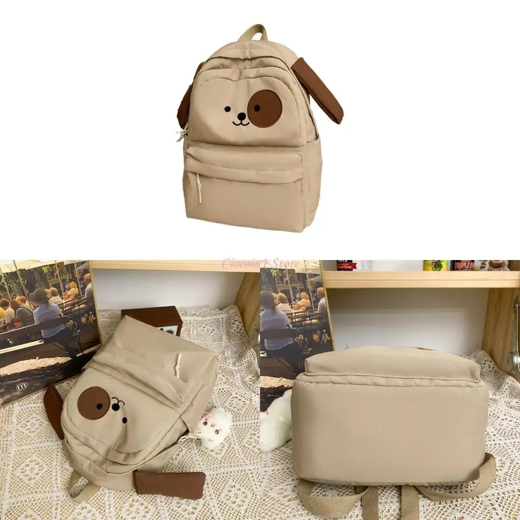 Y1UB Cartoon Doggy Ears Nylon School Backpack Laptop Backpack School Bag for Student Teenagers Travel Casual Book Bags
Y1UB Cartoon Doggy Ears Nylon School Backpack Laptop Backpack School Bag for Student Teenagers Travel Casual Book Bags