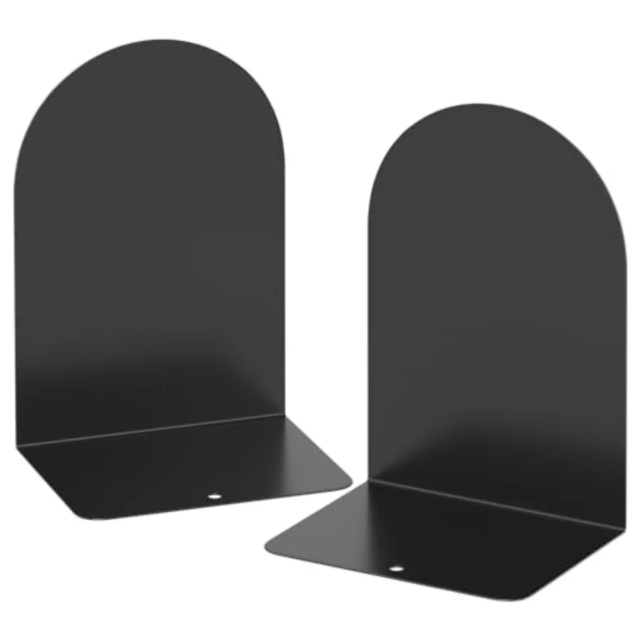 Metal Round Bookends for Shelves, Book Ends for Desk, Book End to Hold Books, Book Stopper, Black Bookend for Home Office
Metal Round Bookends for Shelves, Book Ends for Desk, Book End to Hold Books, Book Stopper, Black Bookend for Home Office