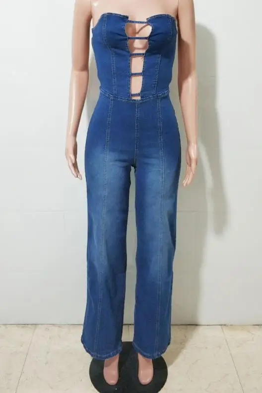 2026 Sexy Elegant New Fashion Casual One Pieces Women's Strapless Backless Slim Fit Straight Leg Wide Leg Denim Jumpsuit
2026 Sexy Elegant New Fashion Casual One Pieces Women's Strapless Backless Slim Fit Straight Leg Wide Leg Denim Jumpsuit