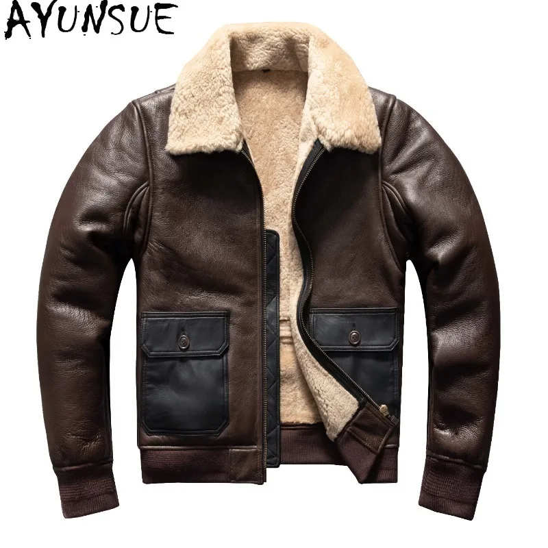 AYUNSUE Retro Real Wool Fur Coat Man 2026 Warm Winter Genuine Sheepskin Leather Fur Jacket Men Casual Lamb Wool Coats Jackets
AYUNSUE Retro Real Wool Fur Coat Man 2026 Warm Winter Genuine Sheepskin Leather Fur Jacket Men Casual Lamb Wool Coats Jackets
