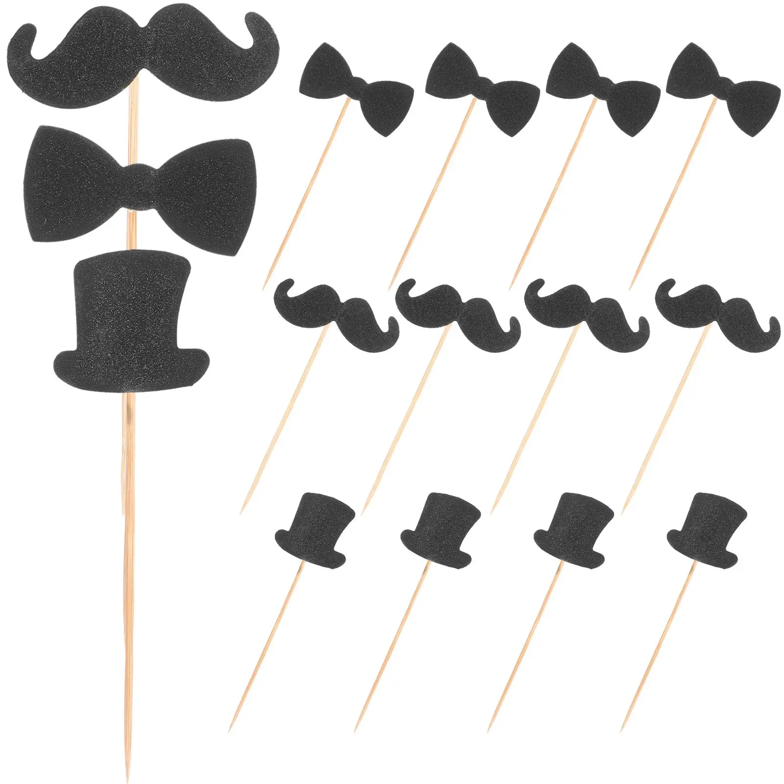 15 Pcs Memorable Party Time Funny Cake Topper Bow Tie Special Occasion Decorations Creative
15 Pcs Memorable Party Time Funny Cake Topper Bow Tie Special Occasion Decorations Creative