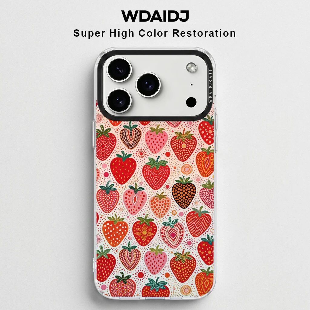 Yayoi Kusama Strawberry Anti Yellow Shockproof Clear Phone Case HD Print Cover For iPhone 16 15 14 13 Pro Max
Yayoi Kusama Strawberry Anti Yellow Shockproof Clear Phone Case HD Print Cover For iPhone 16 15 14 13 Pro Max