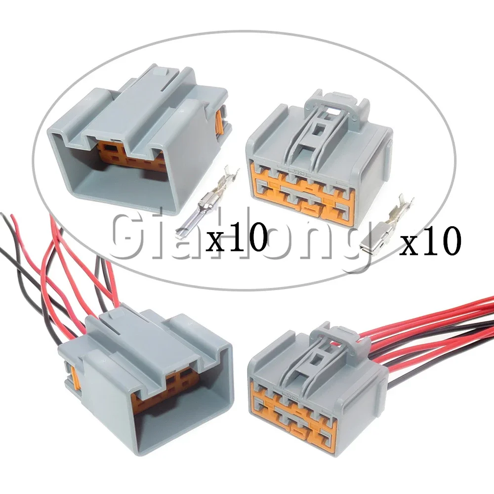 1 Set 10 Way Parts 7282-6457-40 7283-6457-40 AC Assembly Car Male Female Docking Socket With Terminal Automobile Unsealed Plug
1 Set 10 Way Parts 7282-6457-40 7283-6457-40 AC Assembly Car Male Female Docking Socket With Terminal Automobile Unsealed Plug