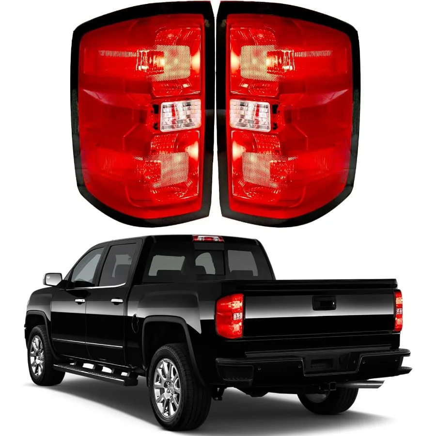 Tail Lights Assembly Compatible with 20142019 Chevy Silverado 1500 2500HD 3500HD Rear Brake Taillight Left Right Side with Bulb
Tail Lights Assembly Compatible with 20142019 Chevy Silverado 1500 2500HD 3500HD Rear Brake Taillight Left Right Side with Bulb