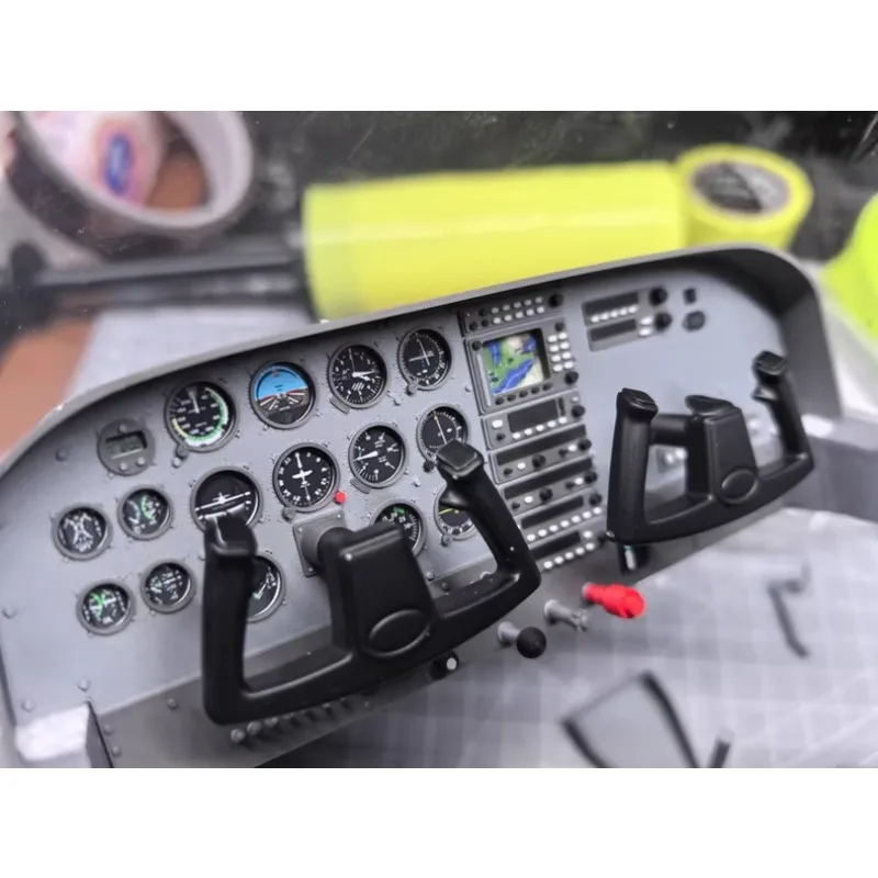 Instrument Panel Dashboard W/ Movable Steering Wheel Servo Simulation Upgrade Part for FMS 1500mm Cessna 182 RC Airplane
Instrument Panel Dashboard W/ Movable Steering Wheel Servo Simulation Upgrade Part for FMS 1500mm Cessna 182 RC Airplane