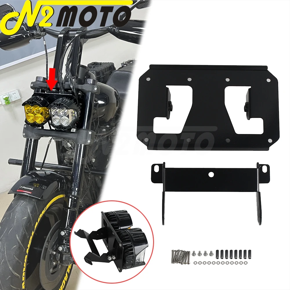 Headlight Holder Combo Kits Motorcycle LP4 Headlamp Bracket System Fasten Kit For Harley Softail Fat Bob 114 FXFB FXFBS 2018-24
Headlight Holder Combo Kits Motorcycle LP4 Headlamp Bracket System Fasten Kit For Harley Softail Fat Bob 114 FXFB FXFBS 2018-24