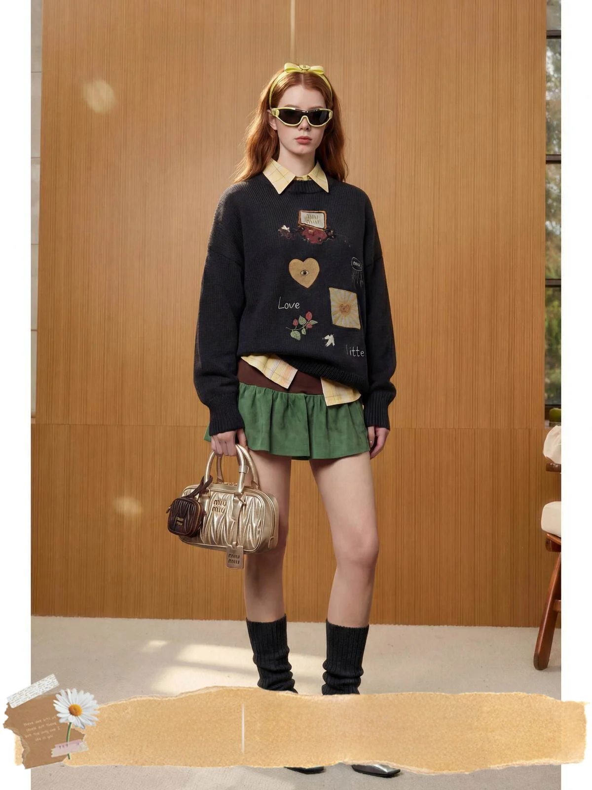 Вязаный свободный женский свитер с цветочным принтом в винтажном стиле, с длинными рукавами, стандартной длины, для повседневной носки зимой
Вязаный свободный женский свитер с цветочным принтом в винтажном стиле, с длинными рукавами, стандартной длины, для повседневной носки зимой