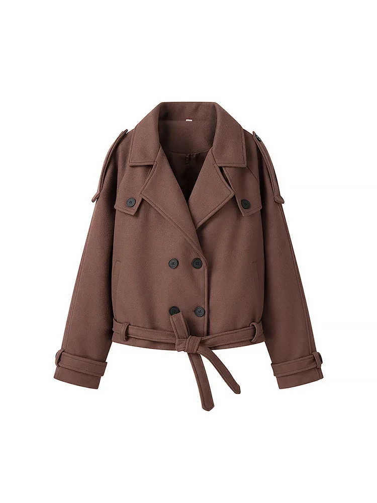 Willshela Women Fashion Brown Lace Up Double Breasted Jackets Vintage Notched Neck Long Sleeves Female Chic Lady Outfits
Willshela Women Fashion Brown Lace Up Double Breasted Jackets Vintage Notched Neck Long Sleeves Female Chic Lady Outfits