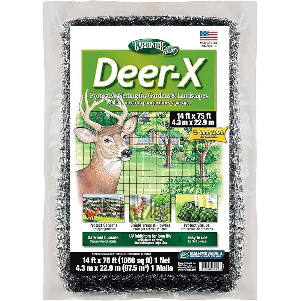 Защитная сетка Deer X, садовый барьер, сверхпрочная полипропиленовая сетка, устойчивая к ультрафиолетовому излучению, ограждение для животных, сады, пейзажи и кустарники
Защитная сетка Deer X, садовый барьер, сверхпрочная полипропиленовая сетка, устойчивая к ультрафиолетовому излучению, ограждение для животных, сады, пейзажи и кустарники
