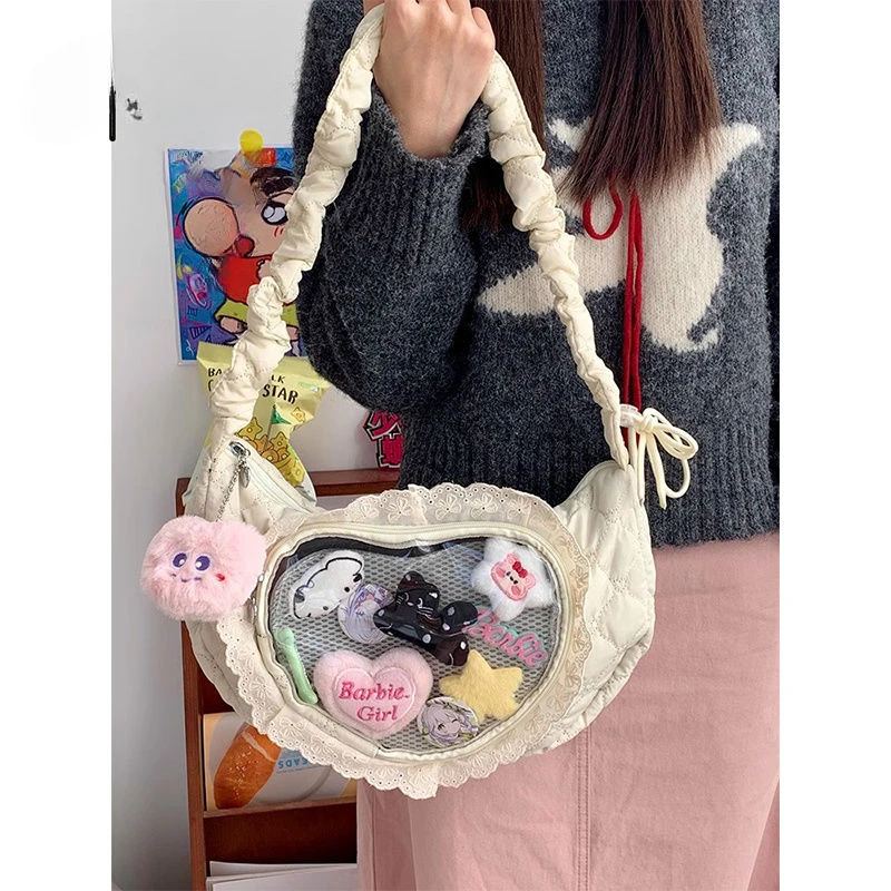 Y2k кружевное сердце Ita Bolsos Mujer сумка на шнурке Femme милая сумка для девочек-подростков женские сумки через плечо женские новые Bolso
Y2k кружевное сердце Ita Bolsos Mujer сумка на шнурке Femme милая сумка для девочек-подростков женские сумки через плечо женские новые Bolso