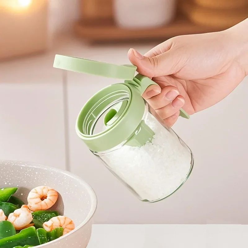 Kitchen Moisture-Proof Seasoning Jar Glass Salt Container Spice Bottle With Spoon Separation Household Seasoning Can
Kitchen Moisture-Proof Seasoning Jar Glass Salt Container Spice Bottle With Spoon Separation Household Seasoning Can