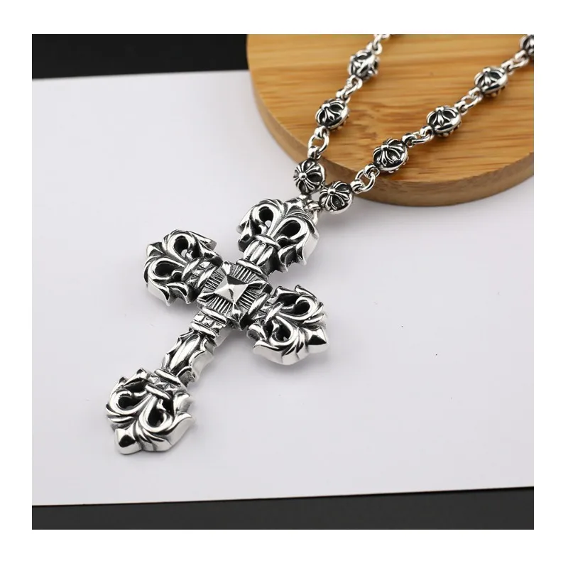 Chaoxuan Retro Flame Cross Necklace Fish Hook Button Head Design Punk Style Femininity Sweater Chain
Chaoxuan Retro Flame Cross Necklace Fish Hook Button Head Design Punk Style Femininity Sweater Chain