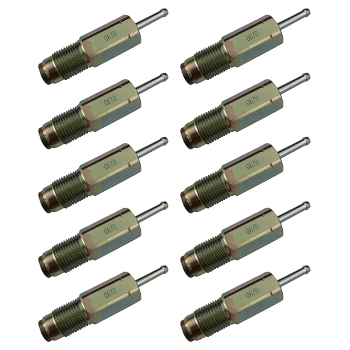 10X Relief Limiter Pressure Valve Common Rail Injectors for TOYOTA VIGO D4D KUN15 4X2 095420-0670
10X Relief Limiter Pressure Valve Common Rail Injectors for TOYOTA VIGO D4D KUN15 4X2 095420-0670