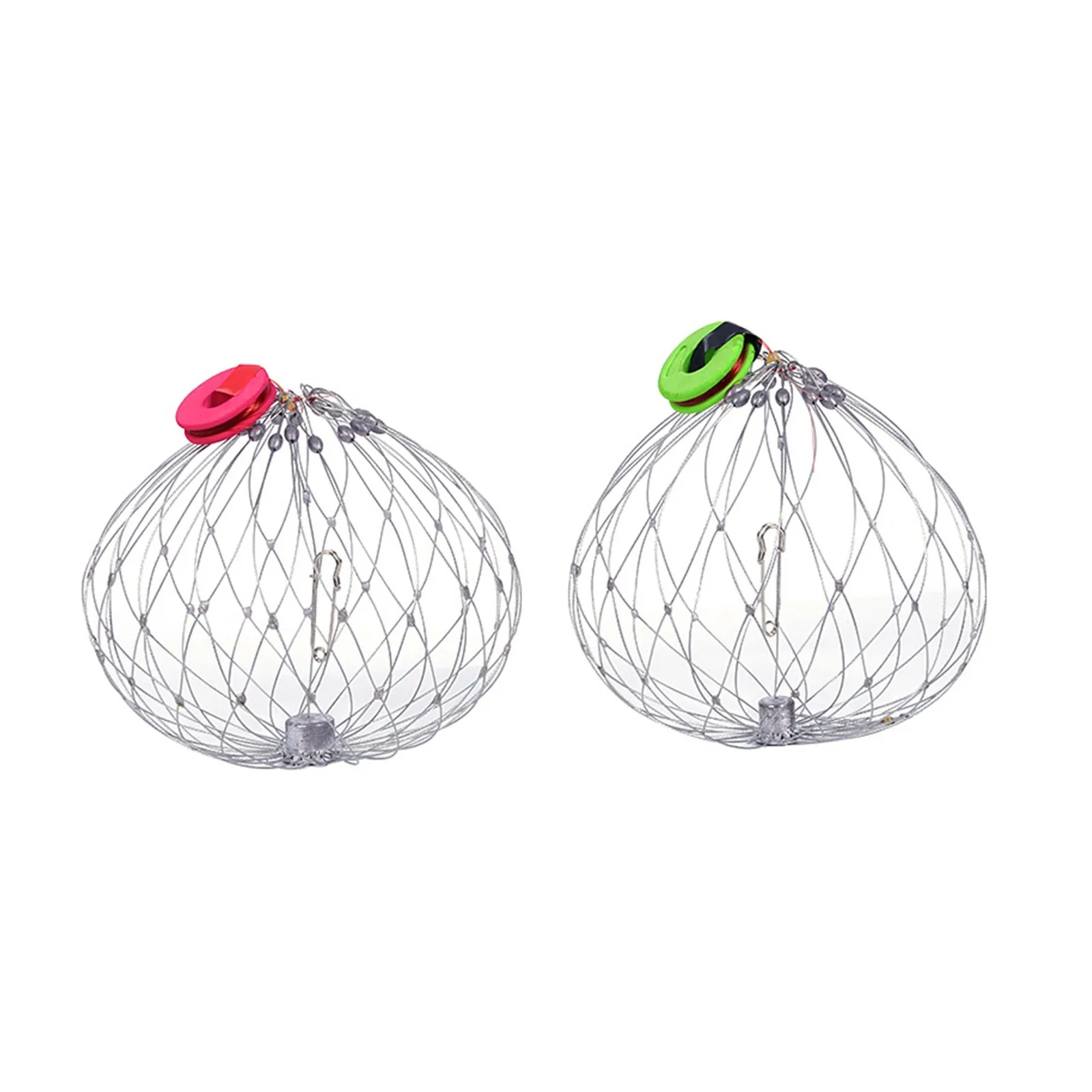 Wire Fishing Crab Net Automatic Opening And Closing Tools To Catch Crabs Strong Wear-resistant Weighted Fishing Crab Cage
Wire Fishing Crab Net Automatic Opening And Closing Tools To Catch Crabs Strong Wear-resistant Weighted Fishing Crab Cage