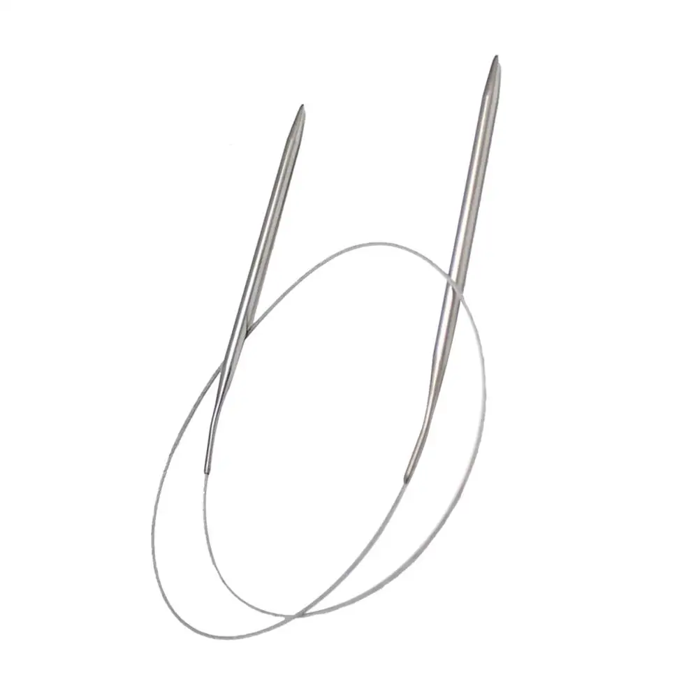 Stainless Steel Sweater Needle 84 CM Circular Knitting Needles Crochet Hook Round Durable Seamless Professional Weaving
Stainless Steel Sweater Needle 84 CM Circular Knitting Needles Crochet Hook Round Durable Seamless Professional Weaving