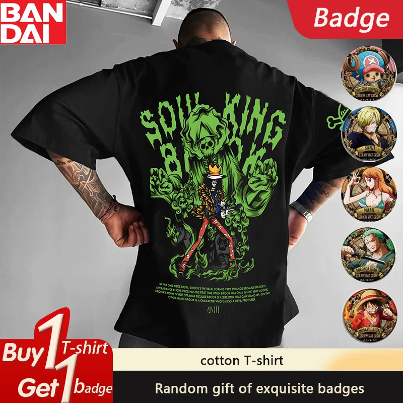2025 Latest ONE PIECE Peripheral Summer Comfortable Short-sleeved T-shirt Anime Men's and Women's Fashion Cotton T-shirt
2025 Latest ONE PIECE Peripheral Summer Comfortable Short-sleeved T-shirt Anime Men's and Women's Fashion Cotton T-shirt