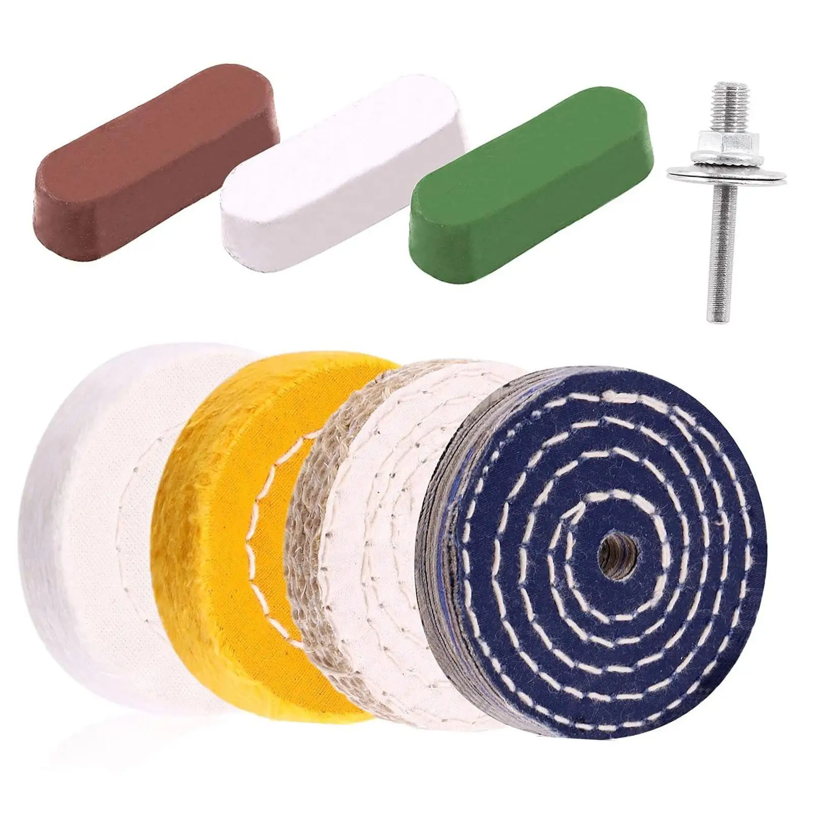 Buffing Polishing Wheels Replacement Convenient with Shank Soft Comfortable Pads Accessories Reusable for Bench Grinder Drill
Buffing Polishing Wheels Replacement Convenient with Shank Soft Comfortable Pads Accessories Reusable for Bench Grinder Drill