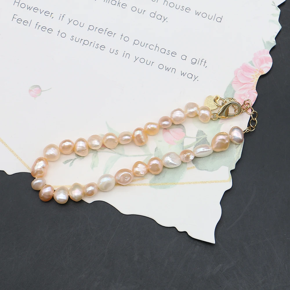 Fashion Elegant Natural Freshwater Irregular Multicolor Mixed Baroque 6-7mm Pearl Bracelet Jewelry Gift Accessories 1strand
Fashion Elegant Natural Freshwater Irregular Multicolor Mixed Baroque 6-7mm Pearl Bracelet Jewelry Gift Accessories 1strand