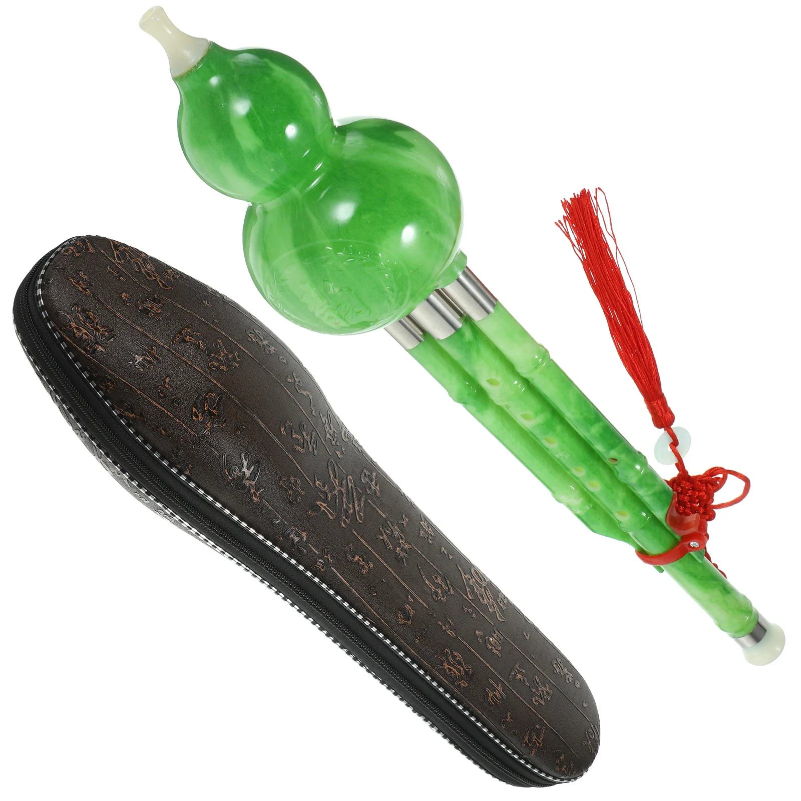 1 Set B Flat Seven-Hole Imitated Green Jade Hulusi Beginner Instrument Smooth Sound Hole Cucurbit Flute For Kids Adults Chinese
1 Set B Flat Seven-Hole Imitated Green Jade Hulusi Beginner Instrument Smooth Sound Hole Cucurbit Flute For Kids Adults Chinese