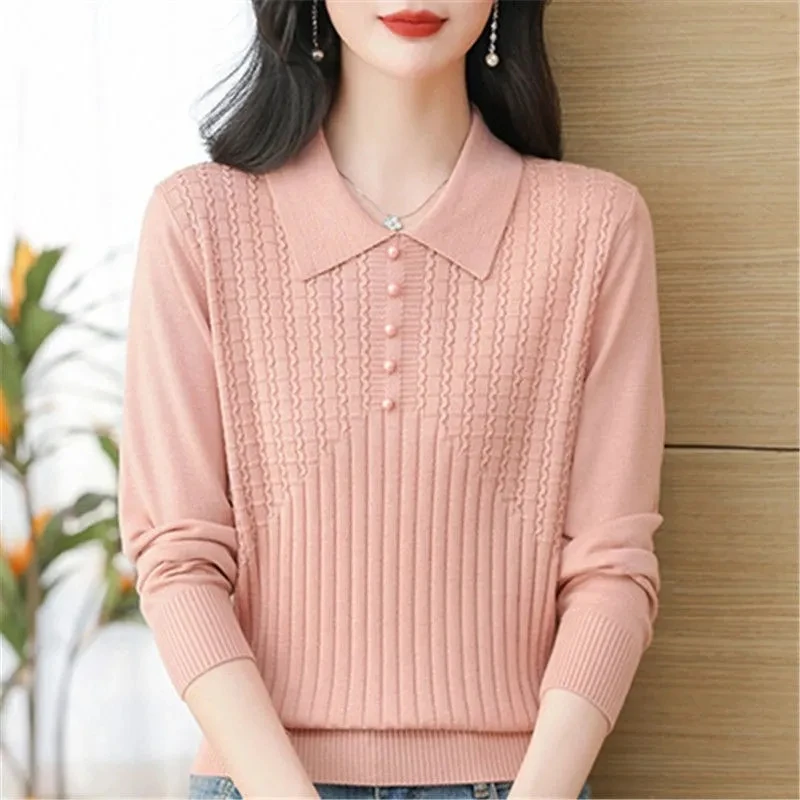 Spring Autumn New Women Jumper Sweater Korean Fashion Bottoming Shirts Basic Knitwear Long Sleeve Pullovers Sweater Female Tops 
Spring Autumn New Women Jumper Sweater Korean Fashion Bottoming Shirts Basic Knitwear Long Sleeve Pullovers Sweater Female Tops