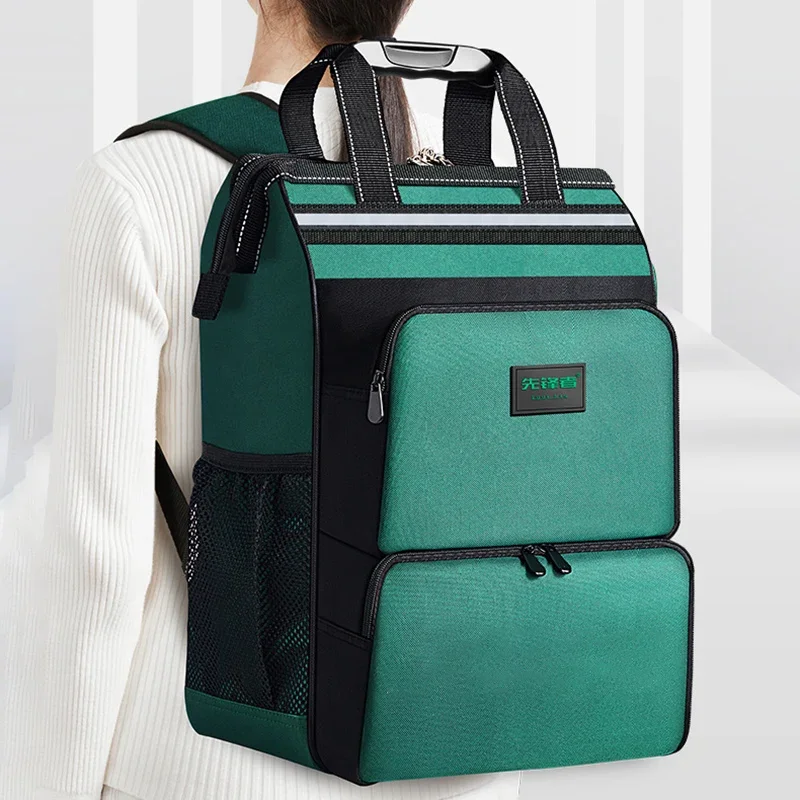 Pioneer Large Capacity Multi-functional Repair Backpack Canvas Tool Bag for Electrician
Pioneer Large Capacity Multi-functional Repair Backpack Canvas Tool Bag for Electrician