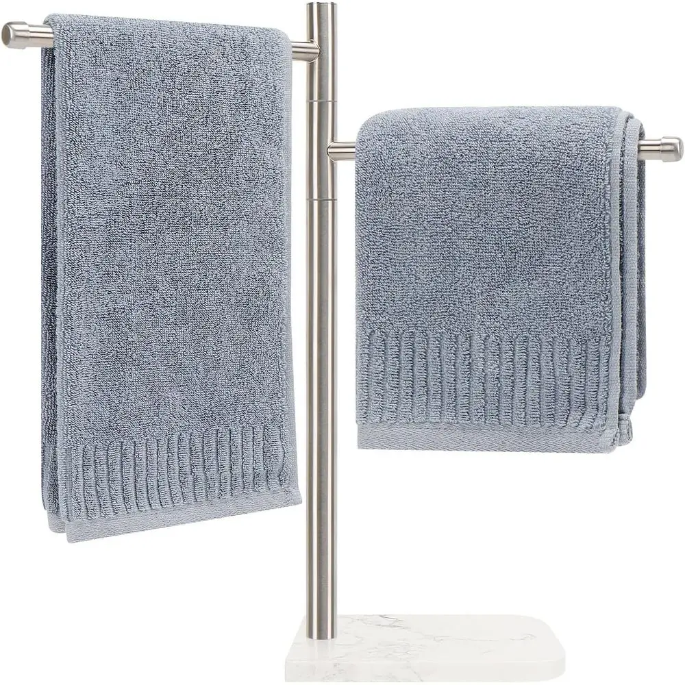 Marble Base 304 Stainless Steel Swivel Arm Hand Towel Holder, Countertop Bathroom Towel Rack in Brushed Nickel
Marble Base 304 Stainless Steel Swivel Arm Hand Towel Holder, Countertop Bathroom Towel Rack in Brushed Nickel