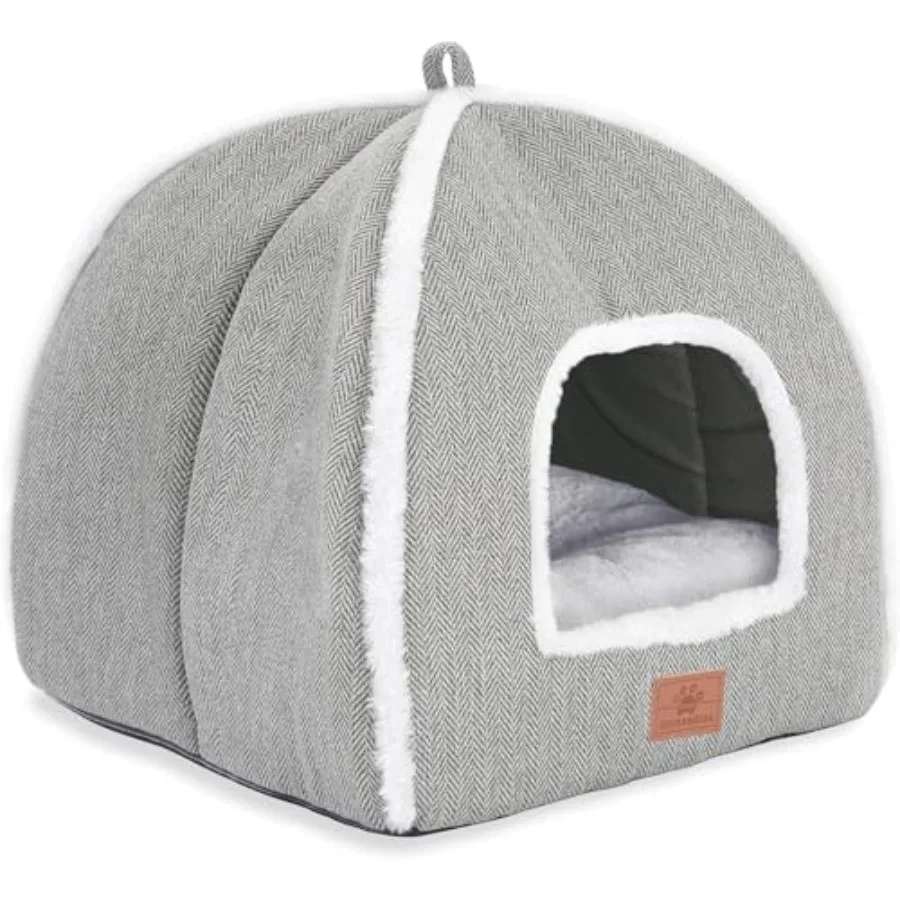 Cat Bed for Indoor Cats - Cat Cave Bed Cat House Cat Tent with Removable Washable Cushioned Pillow, Soft and Self Warming Kitte
Cat Bed for Indoor Cats - Cat Cave Bed Cat House Cat Tent with Removable Washable Cushioned Pillow, Soft and Self Warming Kitte