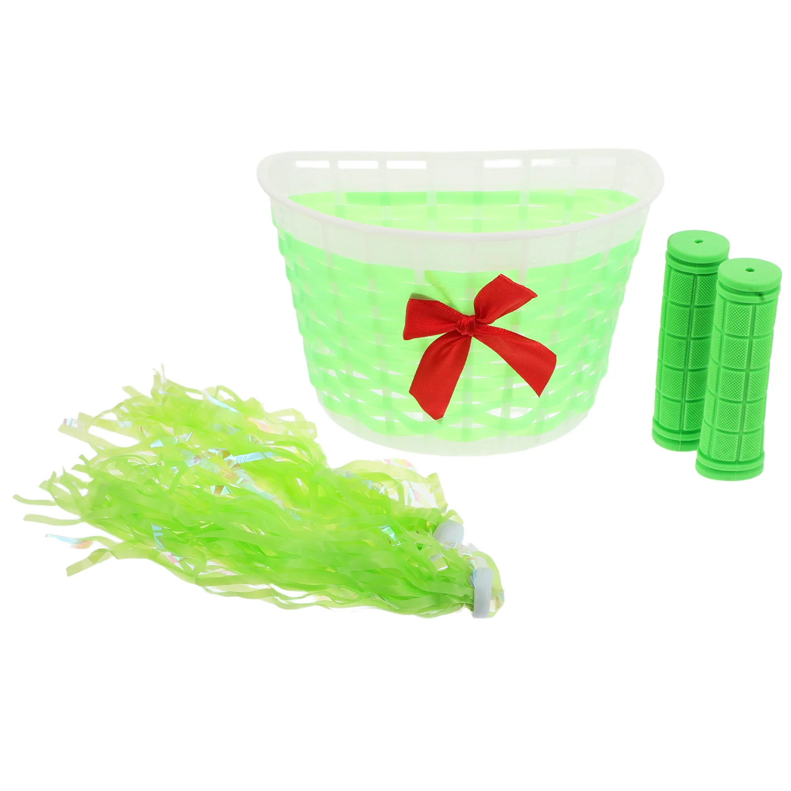 Bicycle Basket Set Kid Bike Tassels Princess Streamers Decoration Kids Grips Tricycle Green Student
Bicycle Basket Set Kid Bike Tassels Princess Streamers Decoration Kids Grips Tricycle Green Student