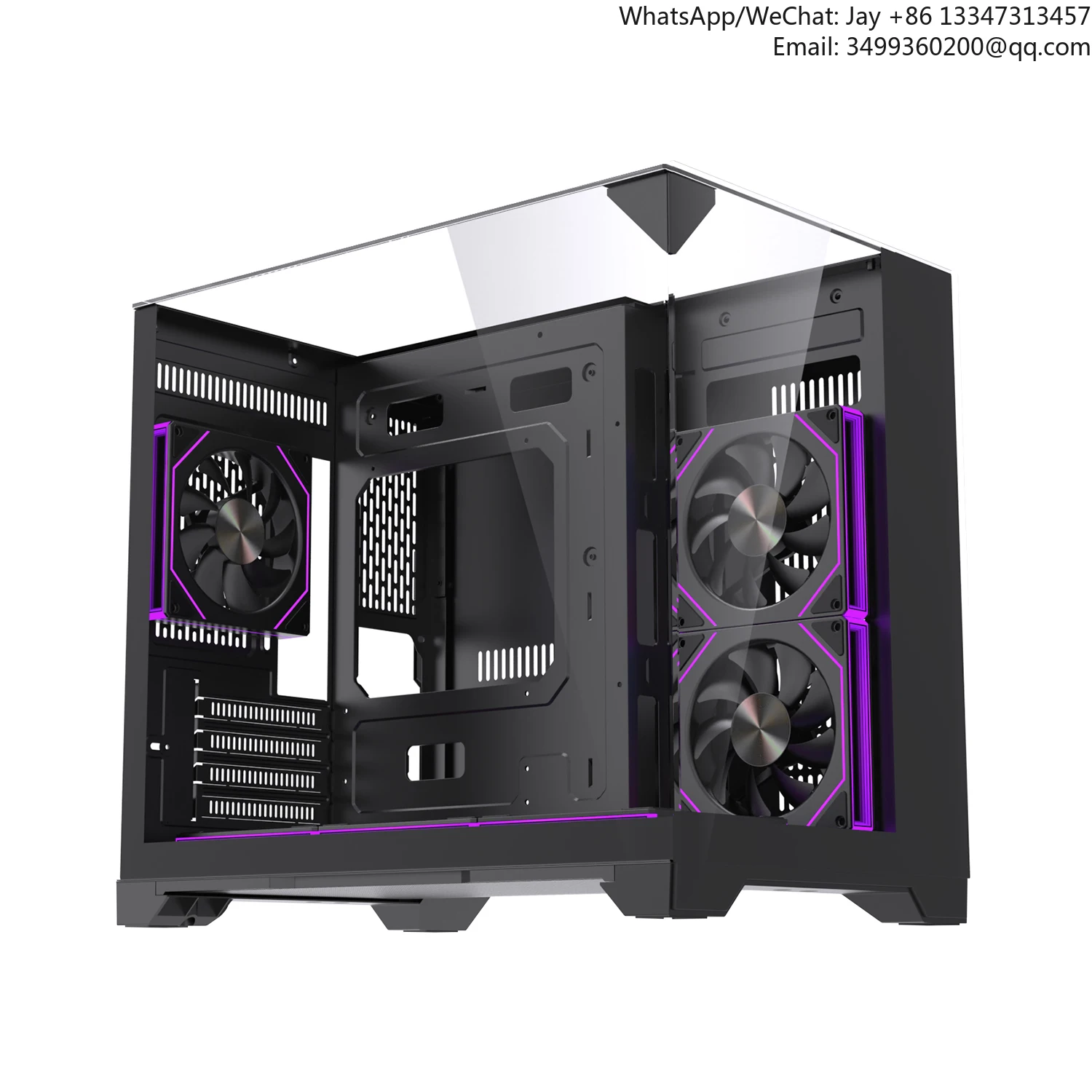 Wholesale Computer Chassis MATX Computer Gaming Cabinet Chassis Tempered Glass Desktop Central Processor Server Chass
Wholesale Computer Chassis MATX Computer Gaming Cabinet Chassis Tempered Glass Desktop Central Processor Server Chass