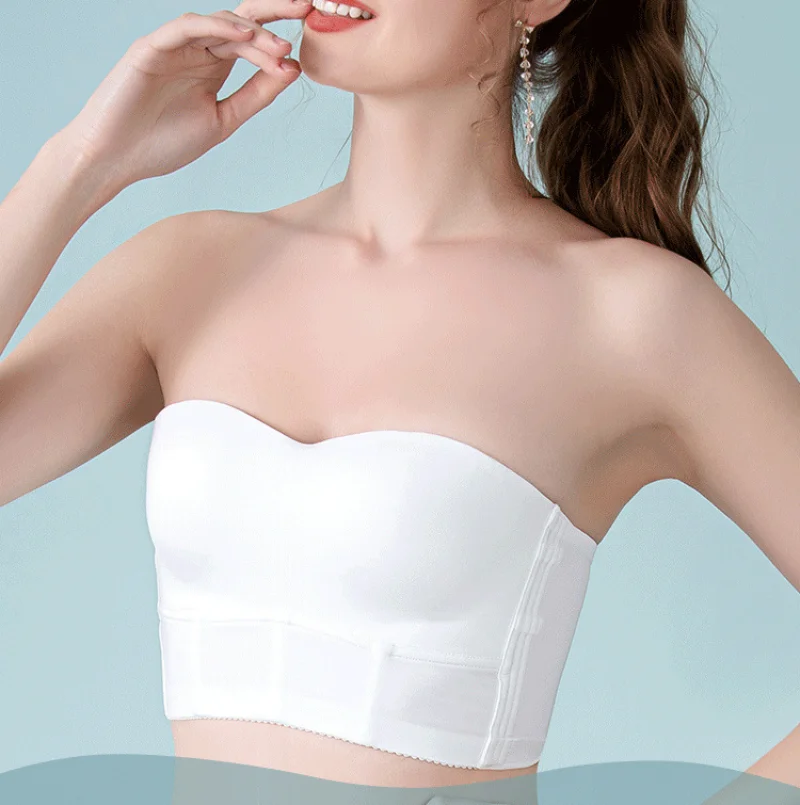 Strapless Bra Smooth Large Size Non-slip Strapless Underwear Women's Scrub Beautiful Back Gather Bra Coverpush Up Bras for Women
Strapless Bra Smooth Large Size Non-slip Strapless Underwear Women's Scrub Beautiful Back Gather Bra Coverpush Up Bras for Women