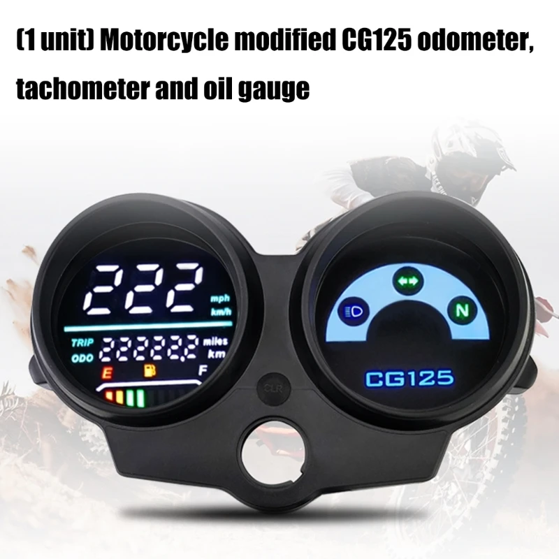 D0UC Motorcycle Instrument Cluster Speedometer Tachometer Turn Light Monitor
D0UC Motorcycle Instrument Cluster Speedometer Tachometer Turn Light Monitor