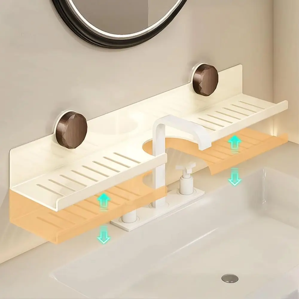 Suction Cup Kitchen Floating Shelf Organizer Wall Mounted Large Capacity Bathroom Sink Shelf Over Faucet Space-Saving Rustproof
Suction Cup Kitchen Floating Shelf Organizer Wall Mounted Large Capacity Bathroom Sink Shelf Over Faucet Space-Saving Rustproof