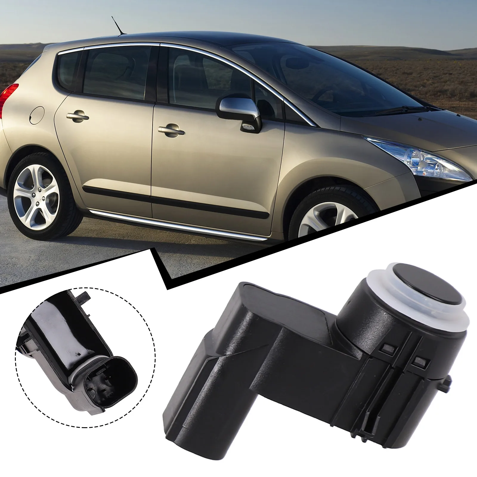 Auxiliary Parking Sensor Reversing Assist 1 Pcs 3 Pin Sensor 9677782977 Black Car Accessories PDC Electric Eye
Auxiliary Parking Sensor Reversing Assist 1 Pcs 3 Pin Sensor 9677782977 Black Car Accessories PDC Electric Eye
