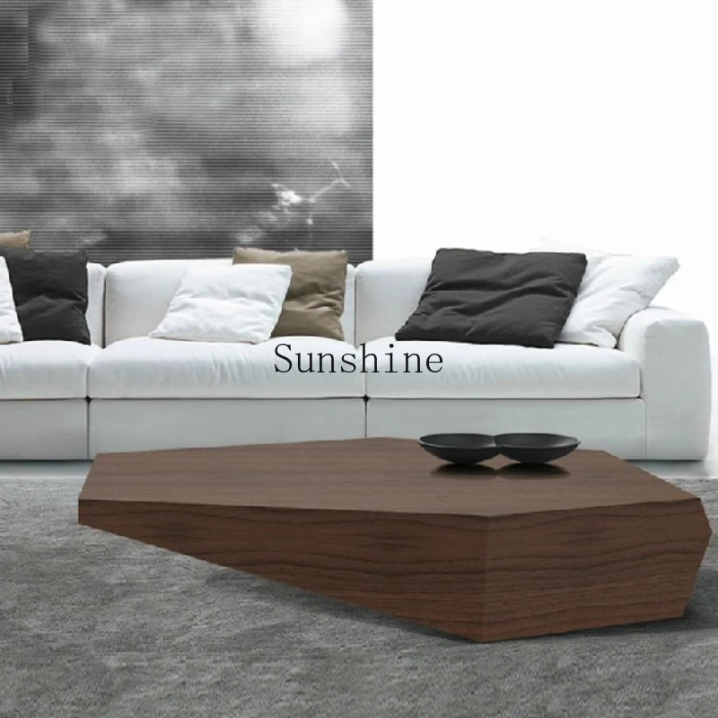 Nordic simple living room special-shaped coffee table walnut color, can be customized
Nordic simple living room special-shaped coffee table walnut color, can be customized