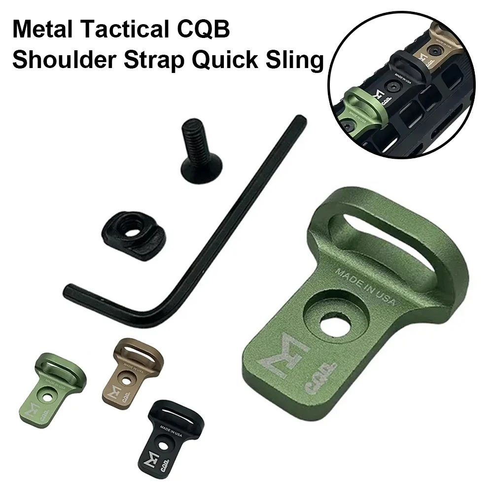 Tactical CQB Sling Mount MLOK Rail Attachment CNC Quick Buckle Adapter for AR15 AK47 Airsoft Gun Outdoor Hunting Strap Connector
Tactical CQB Sling Mount MLOK Rail Attachment CNC Quick Buckle Adapter for AR15 AK47 Airsoft Gun Outdoor Hunting Strap Connector