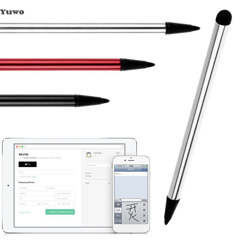 High Quality Universal 2 in 1 Writing Stylus Pen For Phone Replacement Touch Screen Tablet Laptop
High Quality Universal 2 in 1 Writing Stylus Pen For Phone Replacement Touch Screen Tablet Laptop