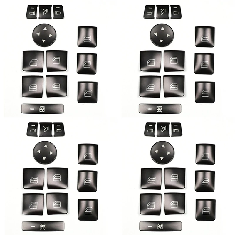 48PCS Car Door Armrest Window Switch Button Trim Cover Sticker For Mercedes Benz GLK ML GL A B C E G Class W204 X166
48PCS Car Door Armrest Window Switch Button Trim Cover Sticker For Mercedes Benz GLK ML GL A B C E G Class W204 X166