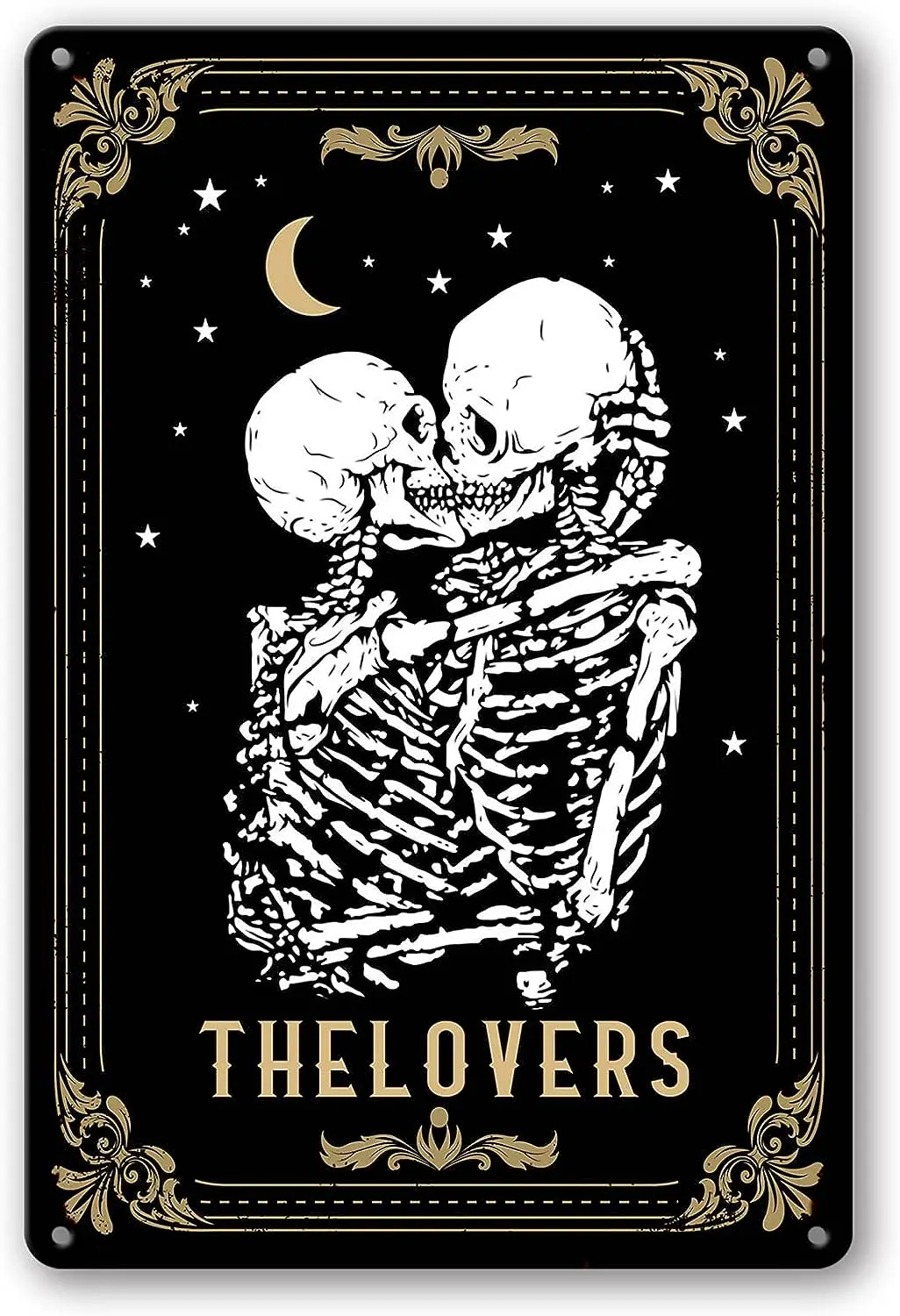 Gothic Home Decor for Bedroom Goth Lovers Decor Tarot Card Tin Sign Skull Room Wall Decor Metal Signs Black Decor Sign 12x6in
Gothic Home Decor for Bedroom Goth Lovers Decor Tarot Card Tin Sign Skull Room Wall Decor Metal Signs Black Decor Sign 12x6in
