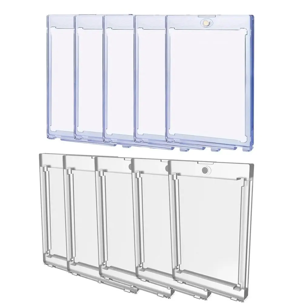 New Acrylic Card Holders Display Transparent Card Storage Box 35PT Magnetic Collection Sleeves Card
New Acrylic Card Holders Display Transparent Card Storage Box 35PT Magnetic Collection Sleeves Card