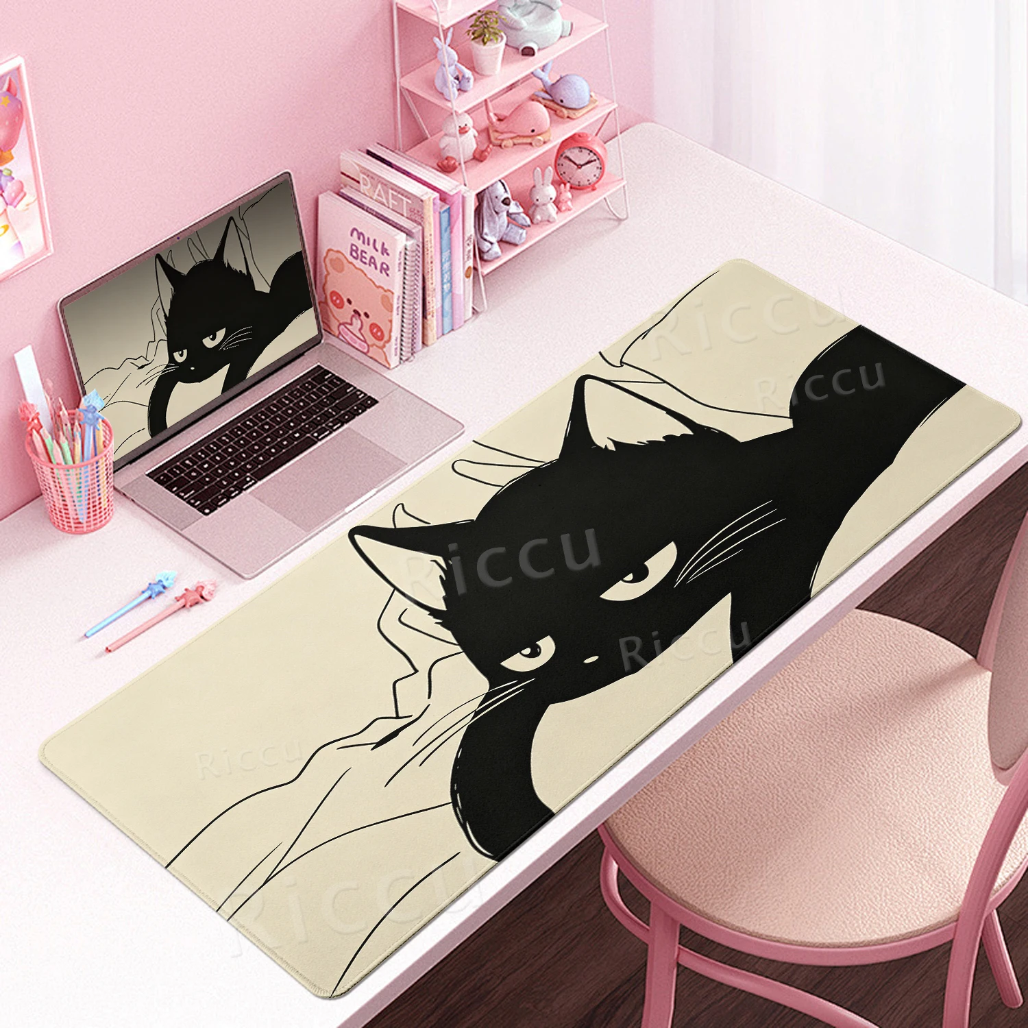 Black Cat Illustration Mouse Pads Extended Offices Table Rugs Computer Accessories Washable Non-slip Rubber Lock Edge Simple Mat
Black Cat Illustration Mouse Pads Extended Offices Table Rugs Computer Accessories Washable Non-slip Rubber Lock Edge Simple Mat