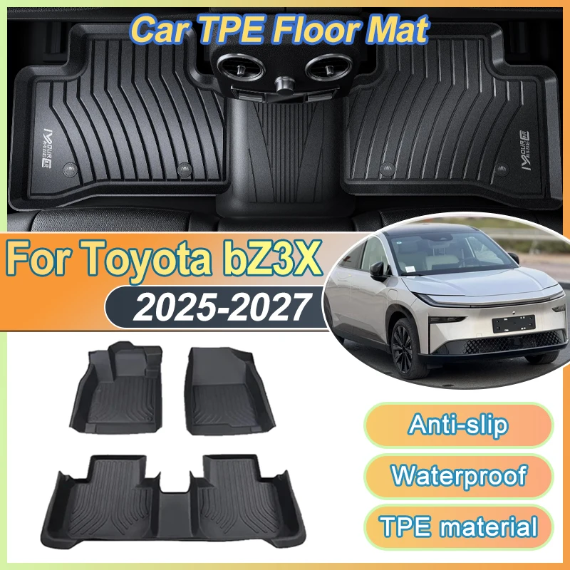 TPE Material Car Floor Mat For Toyota bZ3X EG10 2025 2026 2027 LHD Waterproof Mud Carpet Foot Full Pad Easy Clean Accessories
TPE Material Car Floor Mat For Toyota bZ3X EG10 2025 2026 2027 LHD Waterproof Mud Carpet Foot Full Pad Easy Clean Accessories