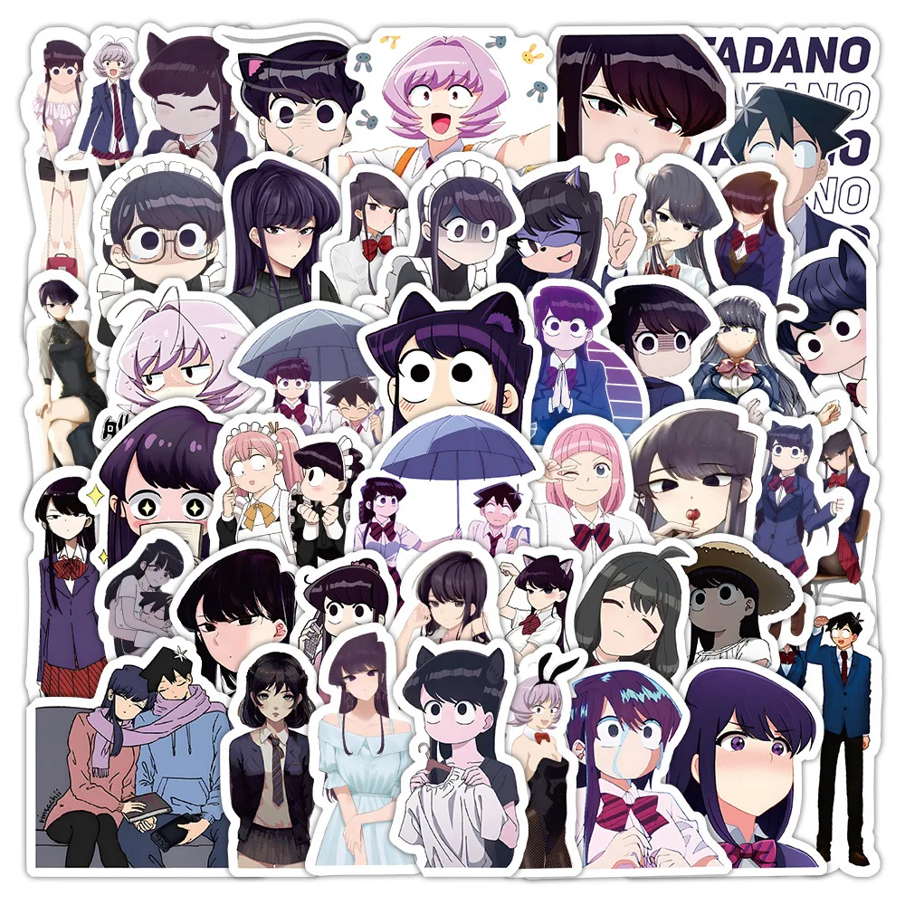 10/60PCS Komi Can't Communicate Cartoon Stickers Funny Anime Graffiti Sticker Laptop Guitar Car Bike Decals Animation Kids Toys
10/60PCS Komi Can't Communicate Cartoon Stickers Funny Anime Graffiti Sticker Laptop Guitar Car Bike Decals Animation Kids Toys