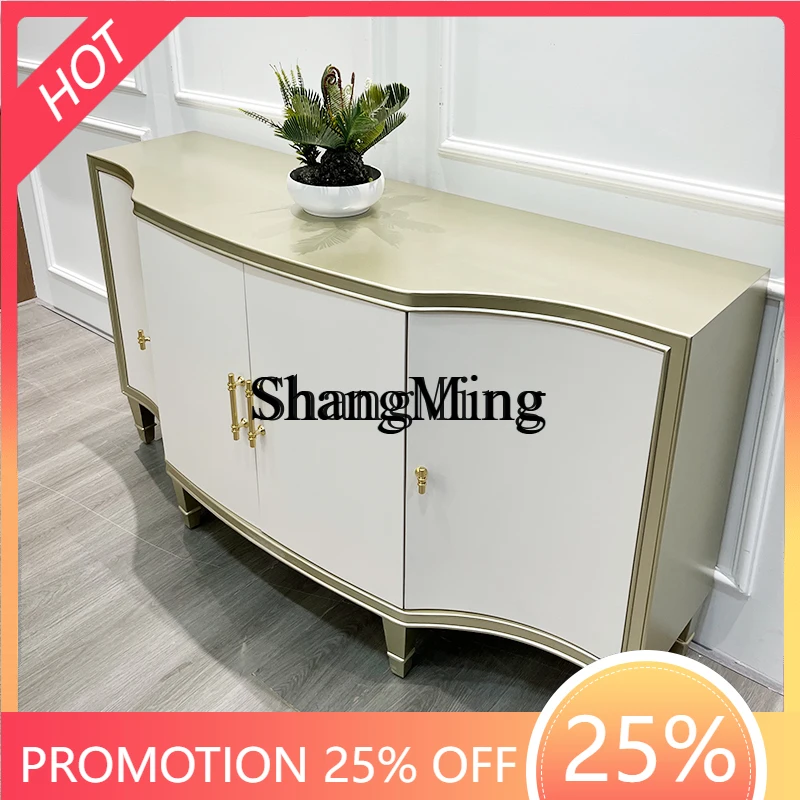 FG light luxury solid wood dining side cabinet modern simple new wine cabinet wall storage cabinet
FG light luxury solid wood dining side cabinet modern simple new wine cabinet wall storage cabinet