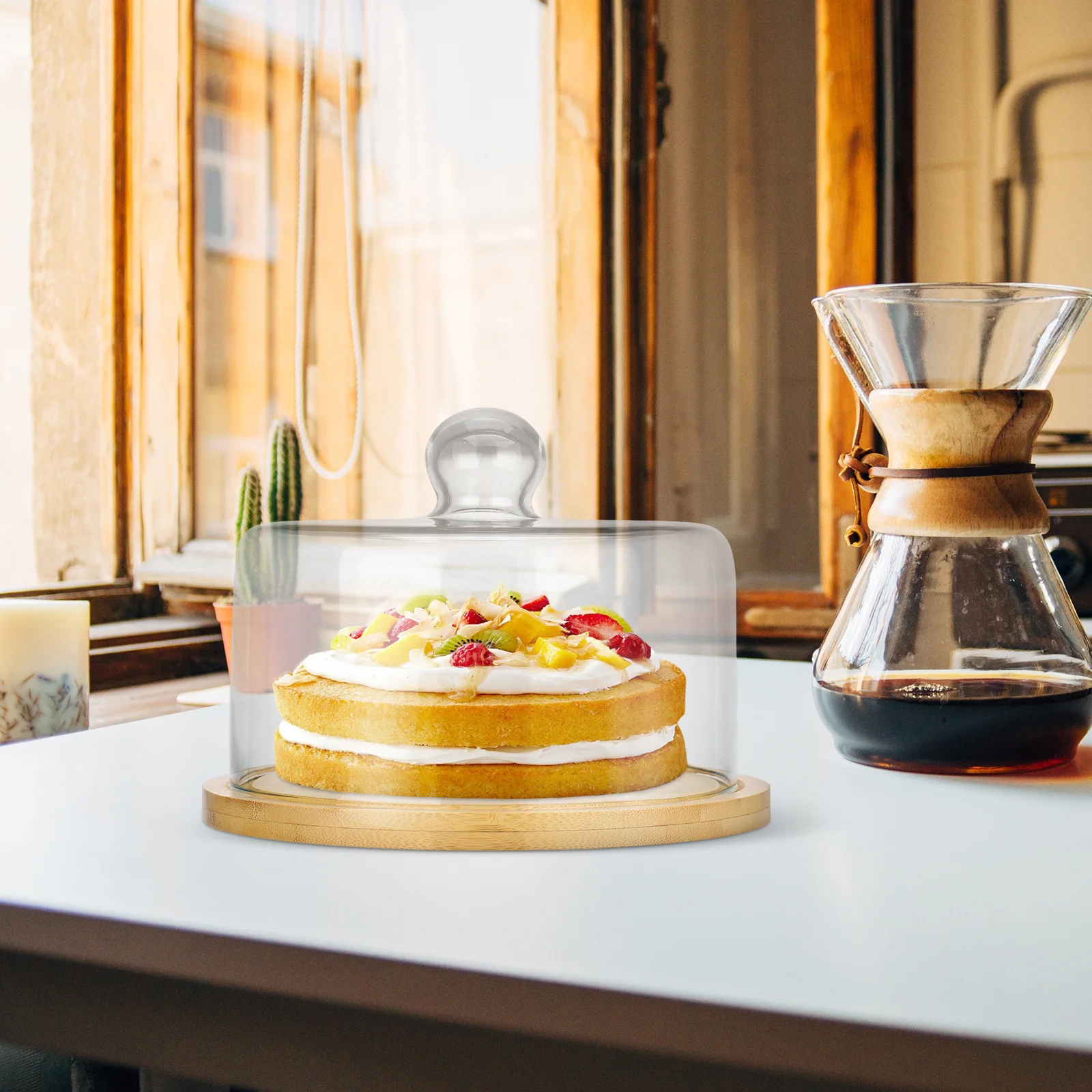 1Set Glass Cake Display Cover Transparent Dome Food Cover Seal Lid Protect Cake Dessert Snacks Kitchen Use
1Set Glass Cake Display Cover Transparent Dome Food Cover Seal Lid Protect Cake Dessert Snacks Kitchen Use