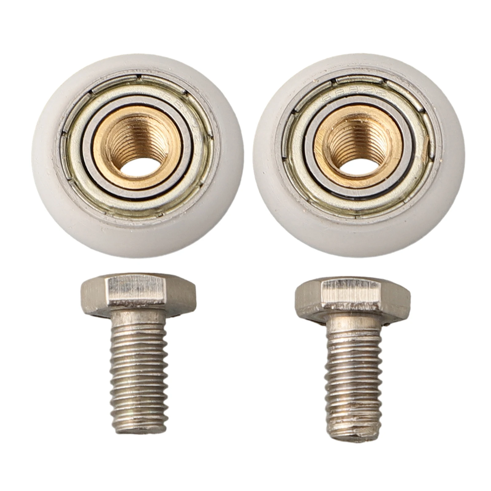 Shower Door Roller Replacement Set of For 2 with Brass Center Nylon Outer Wheel and Stainless Steel Mounting Components
Shower Door Roller Replacement Set of For 2 with Brass Center Nylon Outer Wheel and Stainless Steel Mounting Components