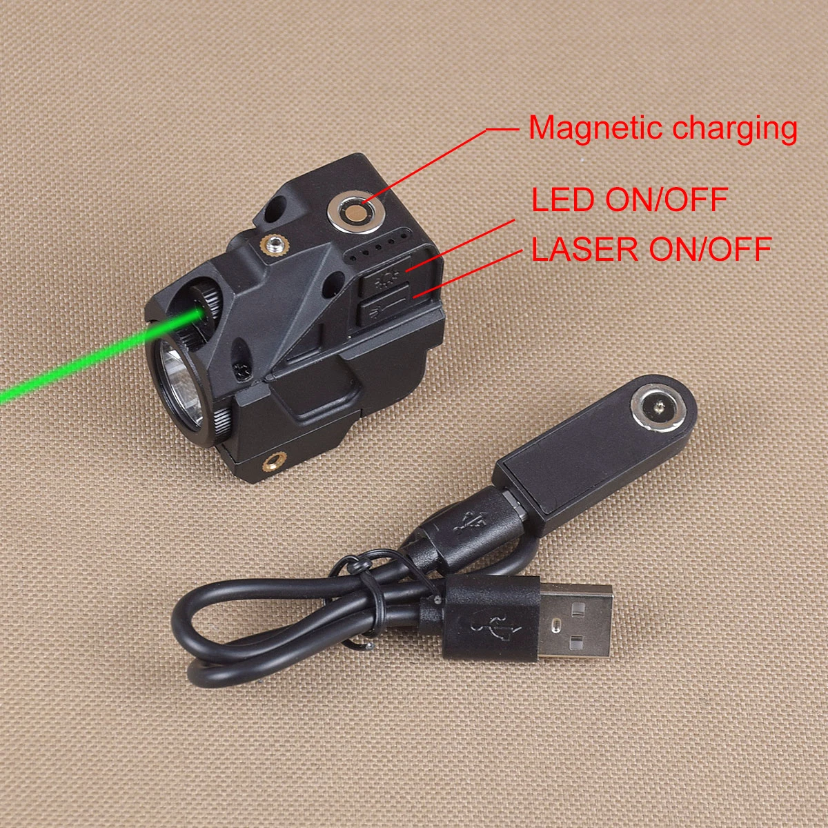 Tactical Magnetic Charging Airsoft Weapon Gun Light Green Dot Laser Pointer Sight For Taurus G2C Glock 17 19 Hunting Torch
Tactical Magnetic Charging Airsoft Weapon Gun Light Green Dot Laser Pointer Sight For Taurus G2C Glock 17 19 Hunting Torch