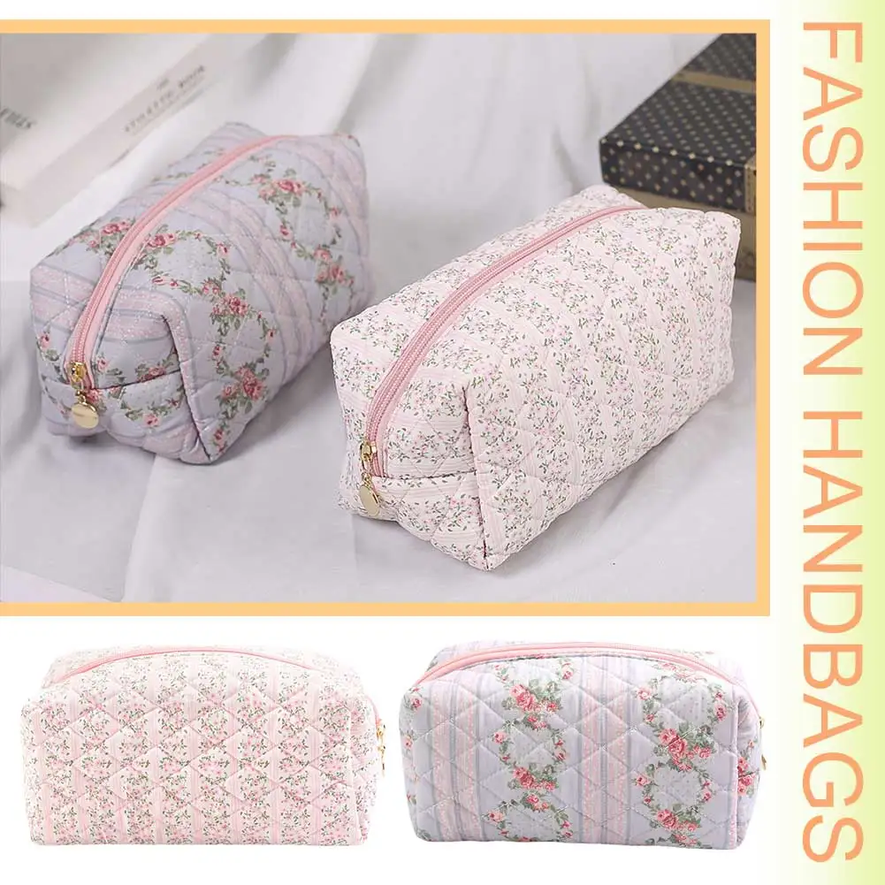 Women Padded Organizer Bag Large Capacity Cotton Cute Storage Handbag Zipper Closure Quilted Makeup Handbag Female Travel Bag
Women Padded Organizer Bag Large Capacity Cotton Cute Storage Handbag Zipper Closure Quilted Makeup Handbag Female Travel Bag